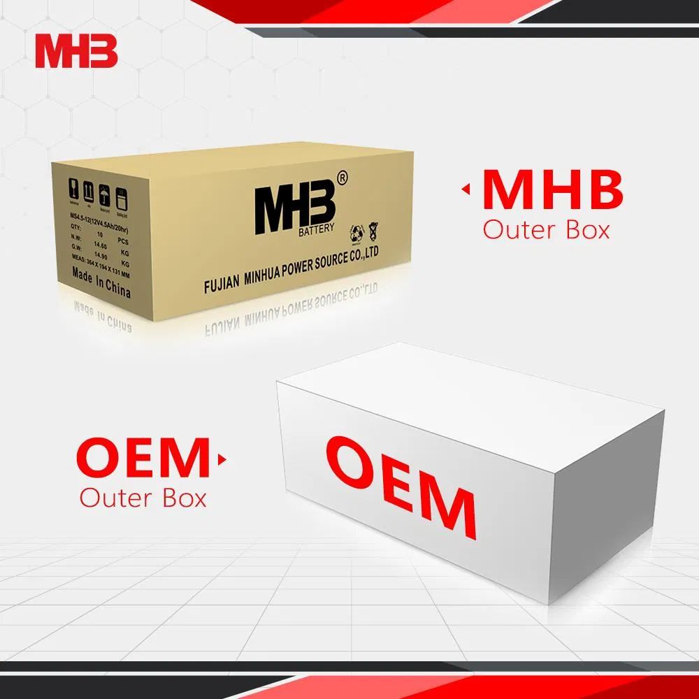 Mhb Mr125-12 Batería de Plomo Ácido de Ciclo Profundo para Almacenamiento Solar AGM VRLA 12V 125ah