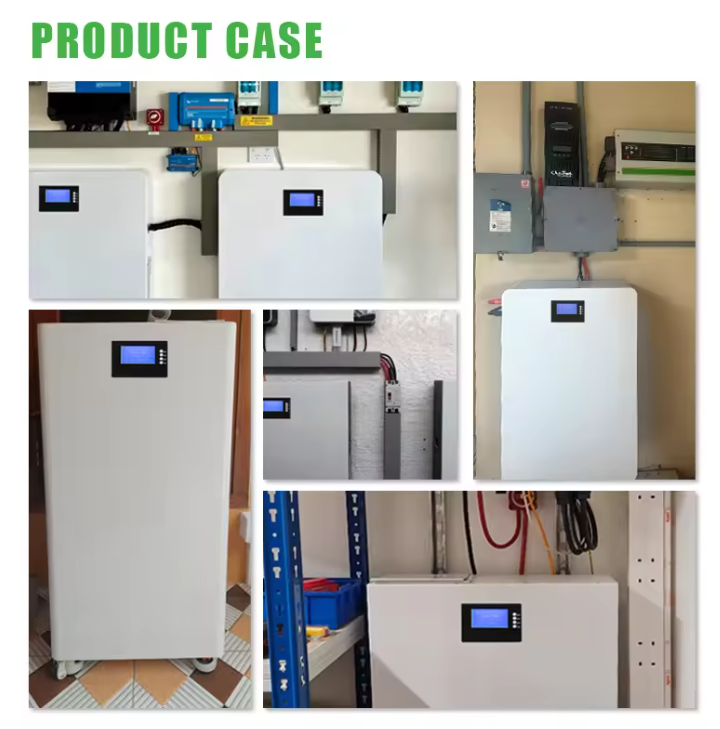 Almacenamiento de energía solar en el hogar con 15kwh sistema de batería de litio
