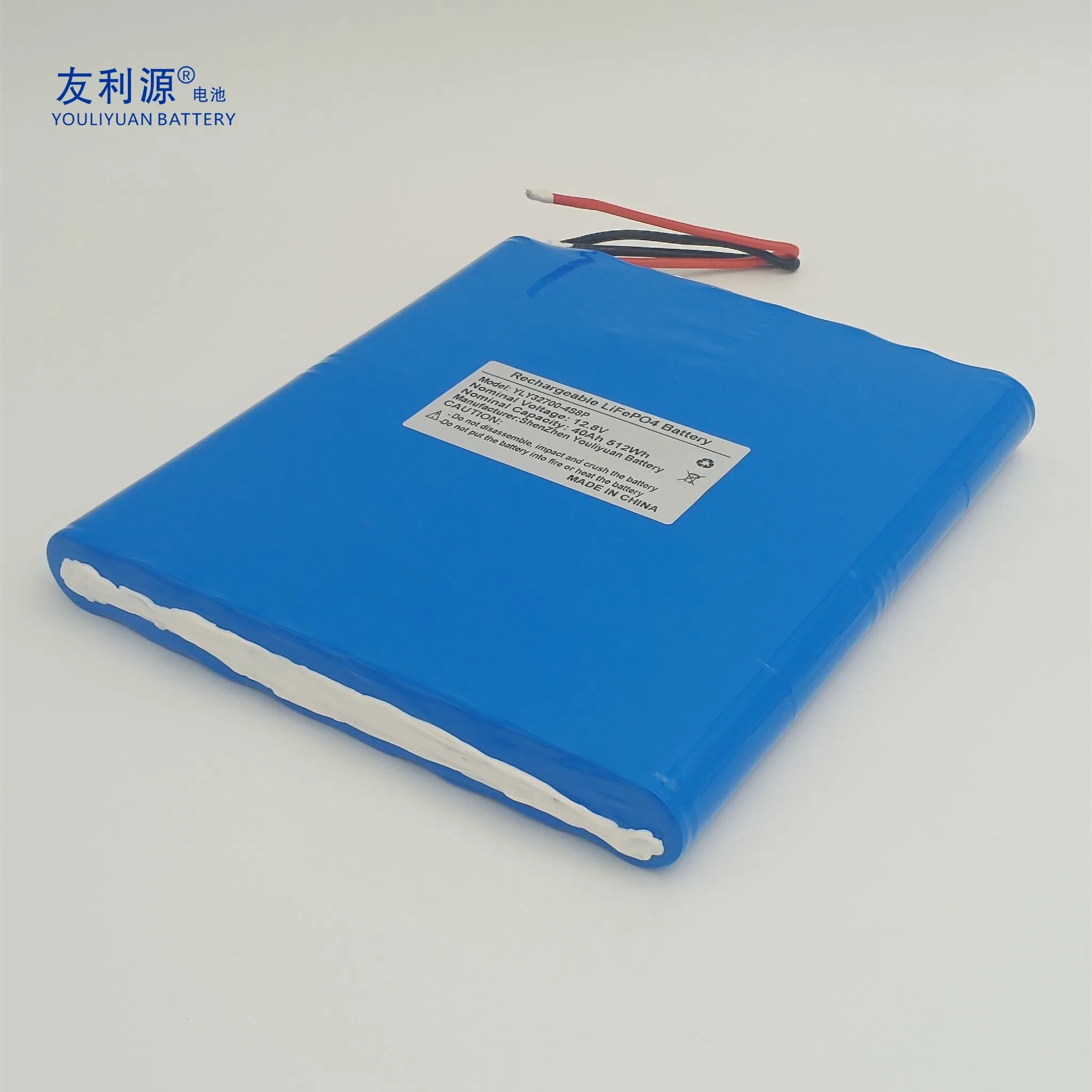 15 Años Fábrica de Baterías Personalizadas 32700 4s8p 12V 12.8V 48ah Batería Recargable LiFePO4 para Sistema de Almacenamiento de Energía Solar Luces de Calle Solares Todo en Uno