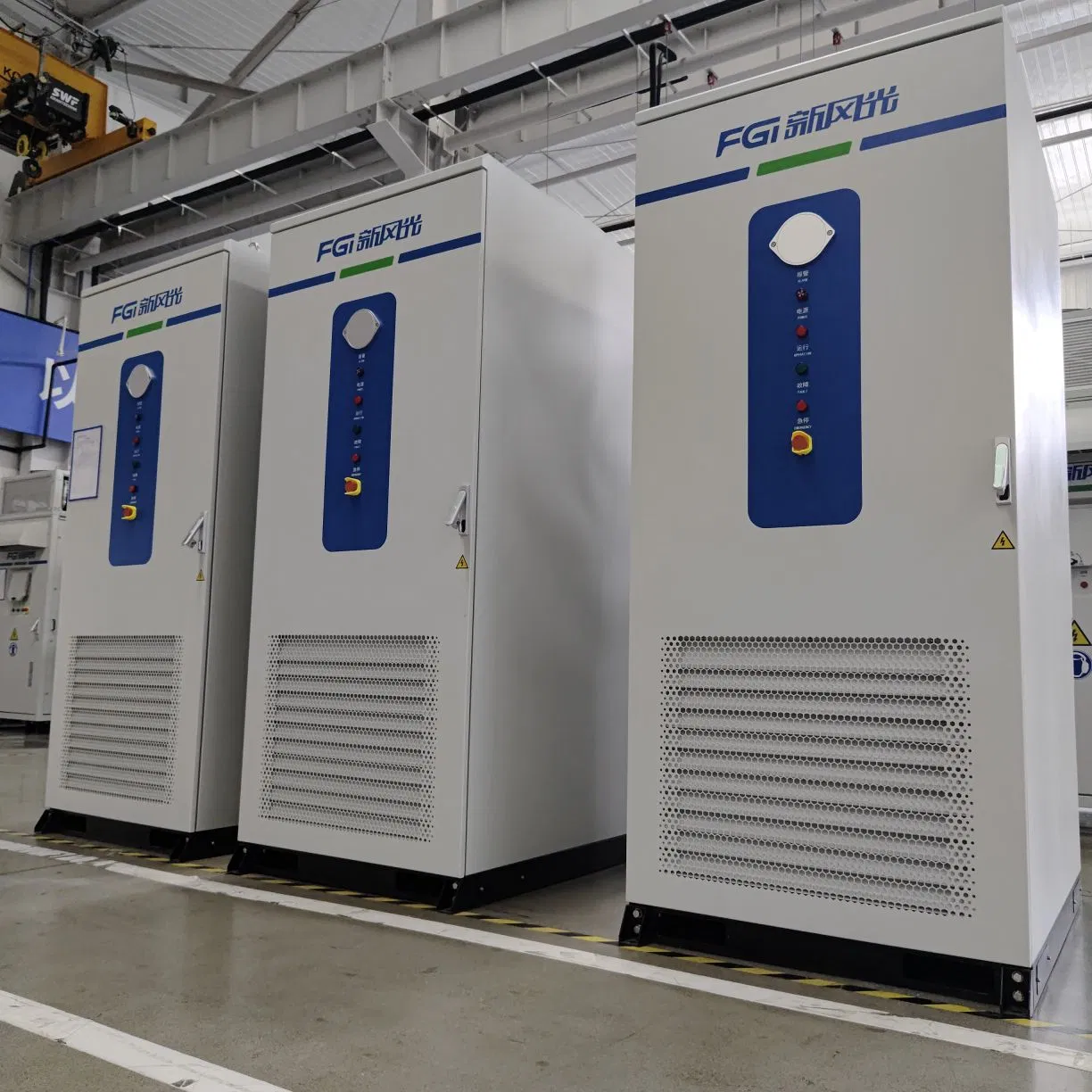 Almacenamiento de Baterías Comerciales Fgi Almacenamiento de Energía Comercial Almacenamiento de Energía Todo en Uno Enfriamiento Líquido LiFePO4 Gestión de Energía Sistema de Baterías Híbrido Solar 125kw/26