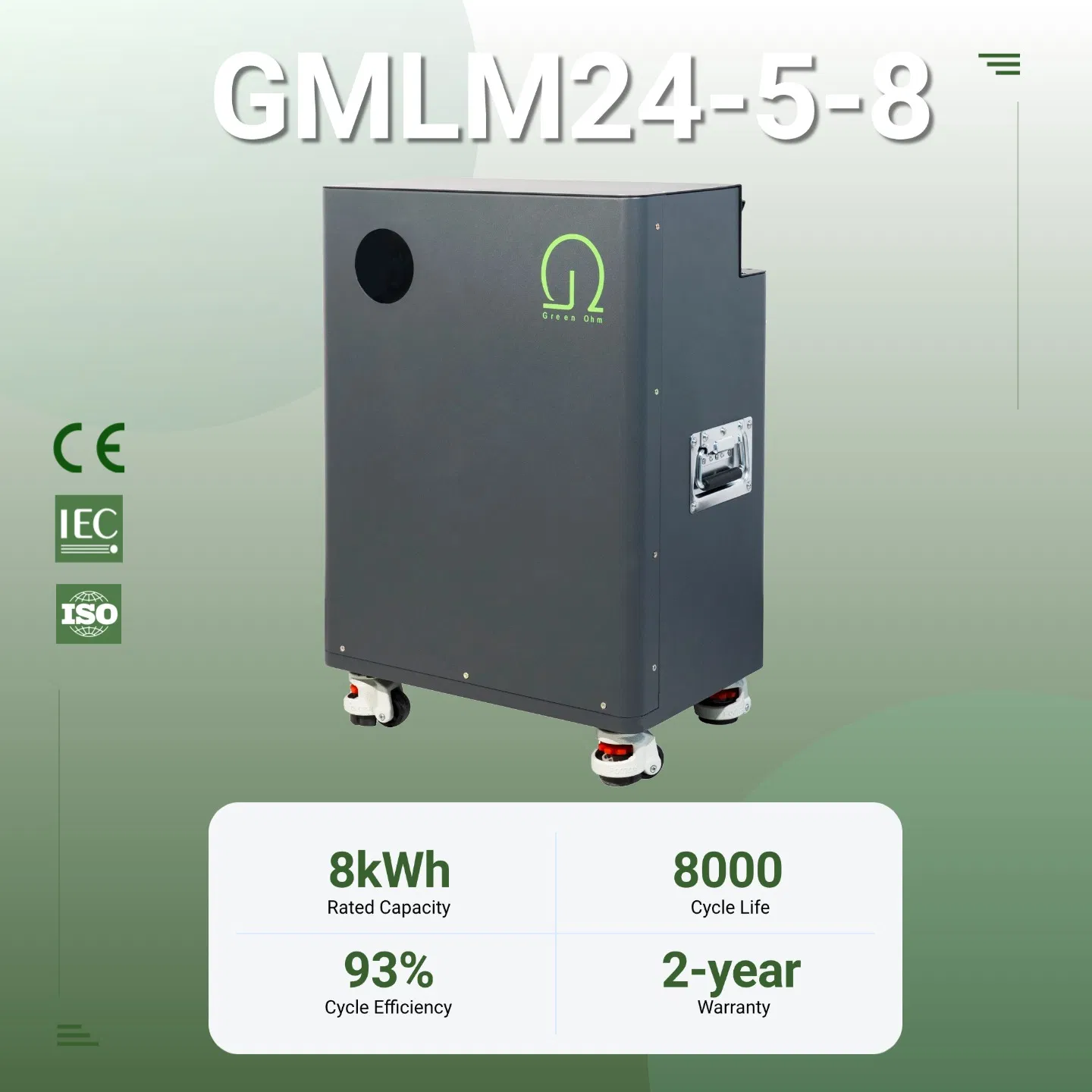 5kw 10kw Batería de Almacenamiento de Energía Solar Estación Solar para el Hogar 24V 200ah 8kwh LiFePO4 Fabricación de Baterías de Litio para Almacenamiento de Energía en el Hogar Fuera de la Red