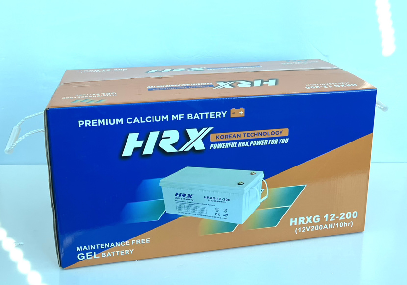 12V200ah Batería de Ciclo Profundo para Sistema Solar Sistema UPS