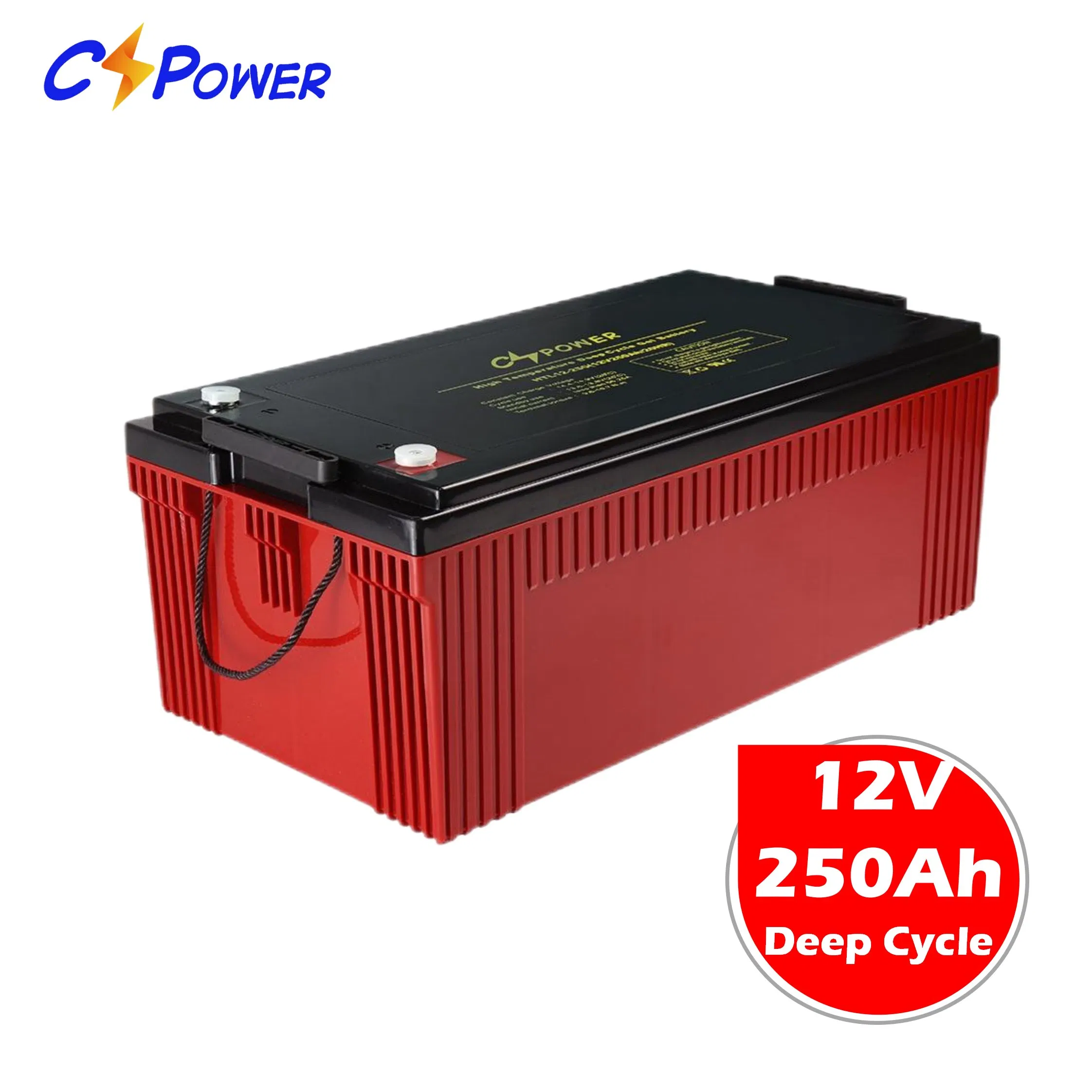 Cspower 12V250ah Batería de Acumulador de Energía Solar Eléctrica Batería VRLA/Batería de Gel Batería de Ciclo Profundo/Batería AGM Batería Solar Batería para Scooter Eléctrico csk