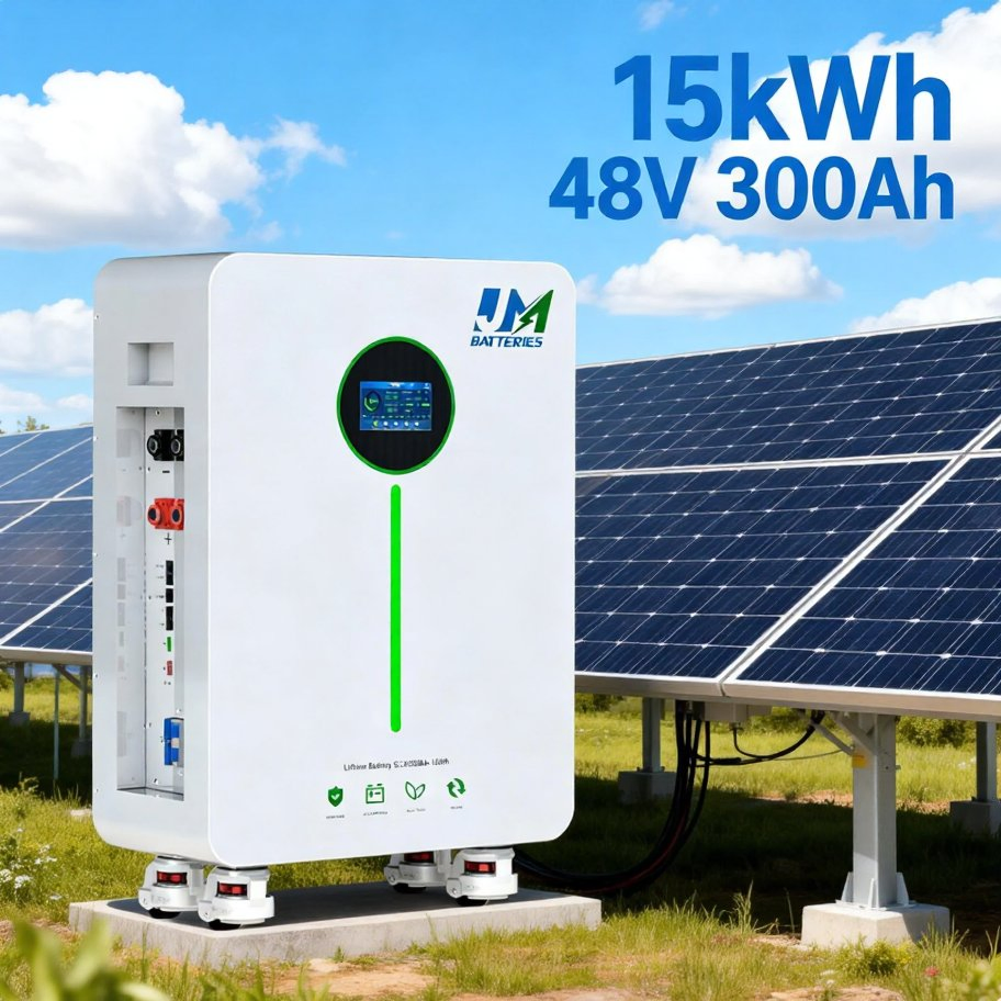 Fábrica OEM ODM de venta al por mayor directa 48V batería de iones de litio 300ah con sistema de almacenamiento de energía montado en la pared alimentado por energía solar