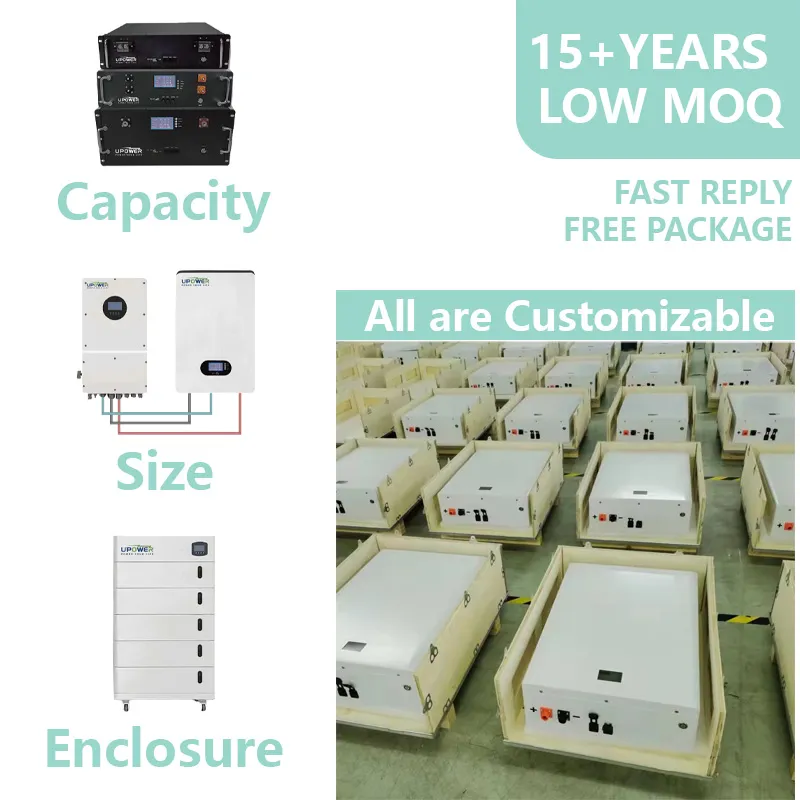 Sistema de Almacenamiento de Energía Solar Industrial y Comercial OEM&ODM 400V LiFePO4 Batería 100ah 200ah Montaje en Estante Apilado de Aire