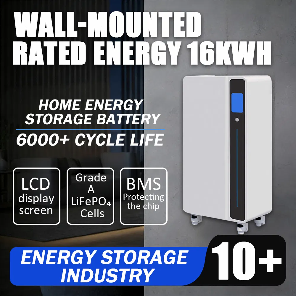 Sistema de Almacenamiento de Energía en Casa al por Mayor de Alta Calidad 16kw Almacenamiento de Baterías Solares Fuera de la Red para Integradores de Sistemas