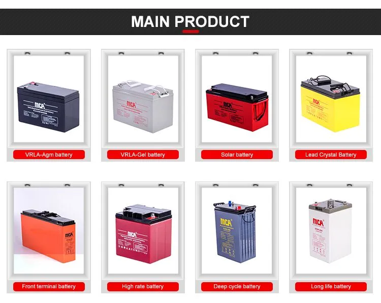 Batería de Almacenamiento de Energía Solar de Ciclo Profundo de Alta Capacidad 12V 200ah