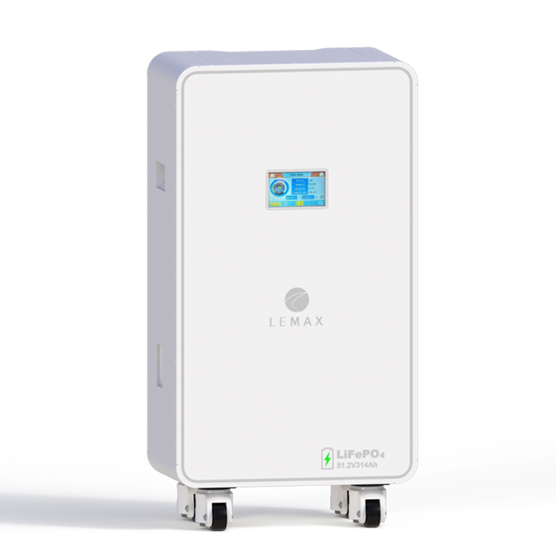 Batería de energía solar tipo rueda 51.2V 48V 10kw 200ah batería de almacenamiento de energía para respaldo de energía en el hogar