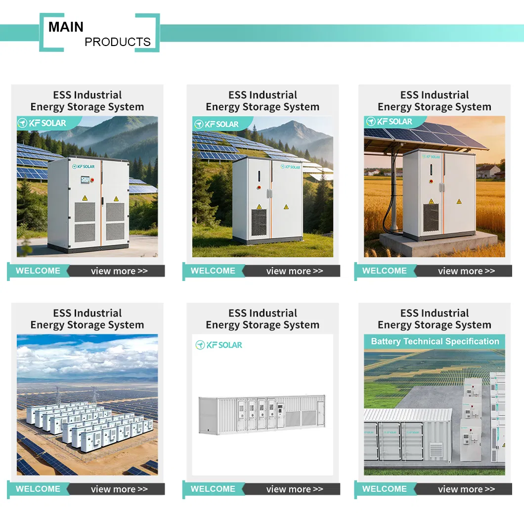 Sistema de Almacenamiento de Energía Solar Completo 128kwh Sistema de Energía Solar Híbrido para el Hogar 64kw con Batería de Litio