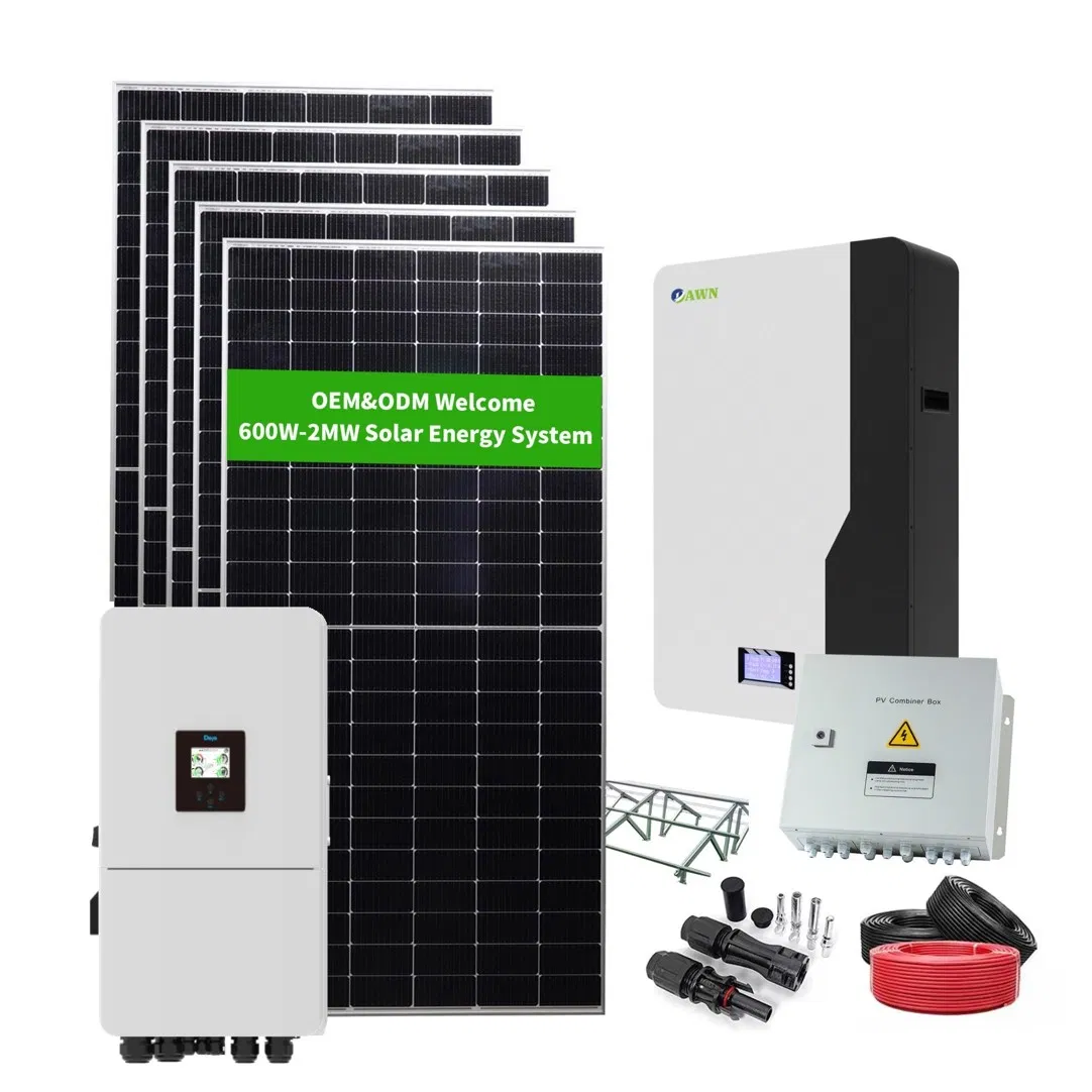 Almacenamiento de Batería para Hogar de Alto Rendimiento 5kw 6kw 8kw 10kw 12kw 15kw Kit Solar Completo