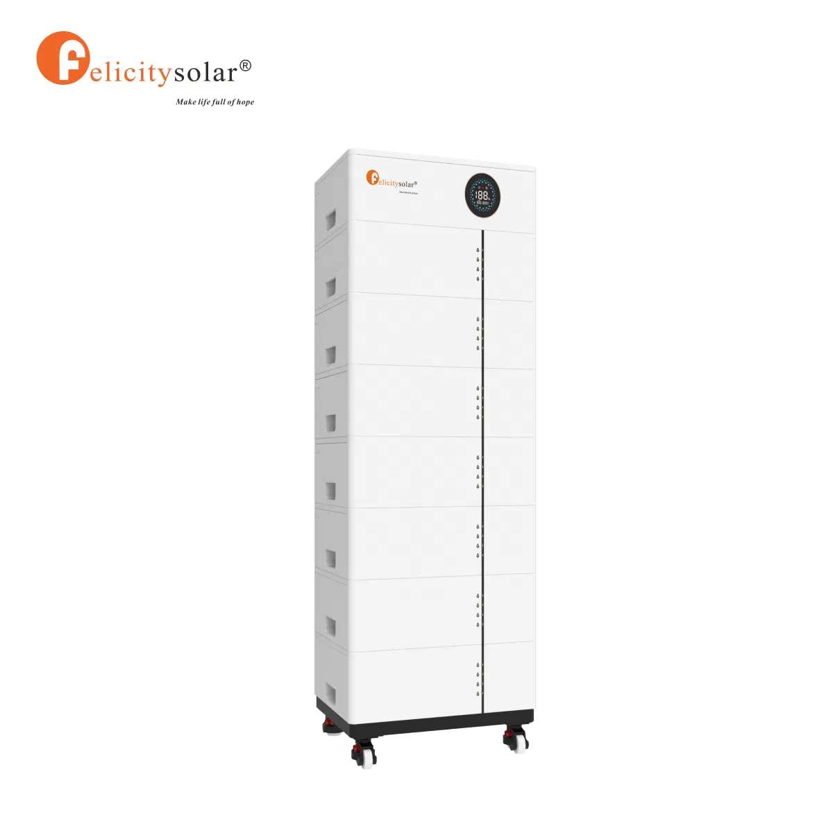 Felicitysolar 40.96kwh Batería de Litio de Gran Capacidad para Almacenamiento de Energía Solar y Respaldo con Diseño Modular para Escalabilidad