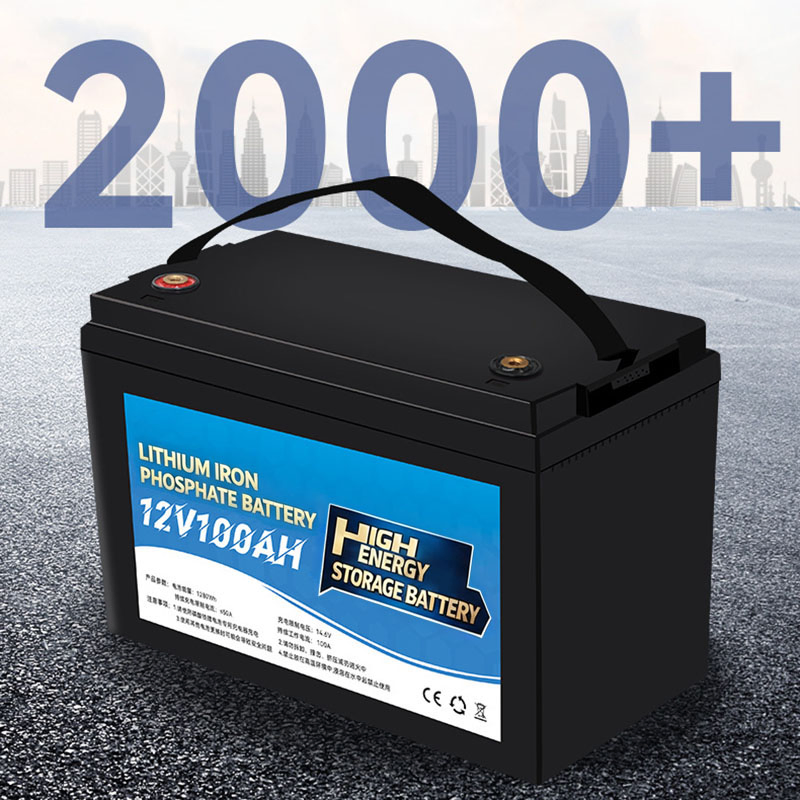 Batería LiFePO4 de Fosfato de Hierro de Litio 12.8V 6ah-300ah para Almacenamiento de Energía Solar, Caravana, Barco, Suministro de Energía Fuera de la Red