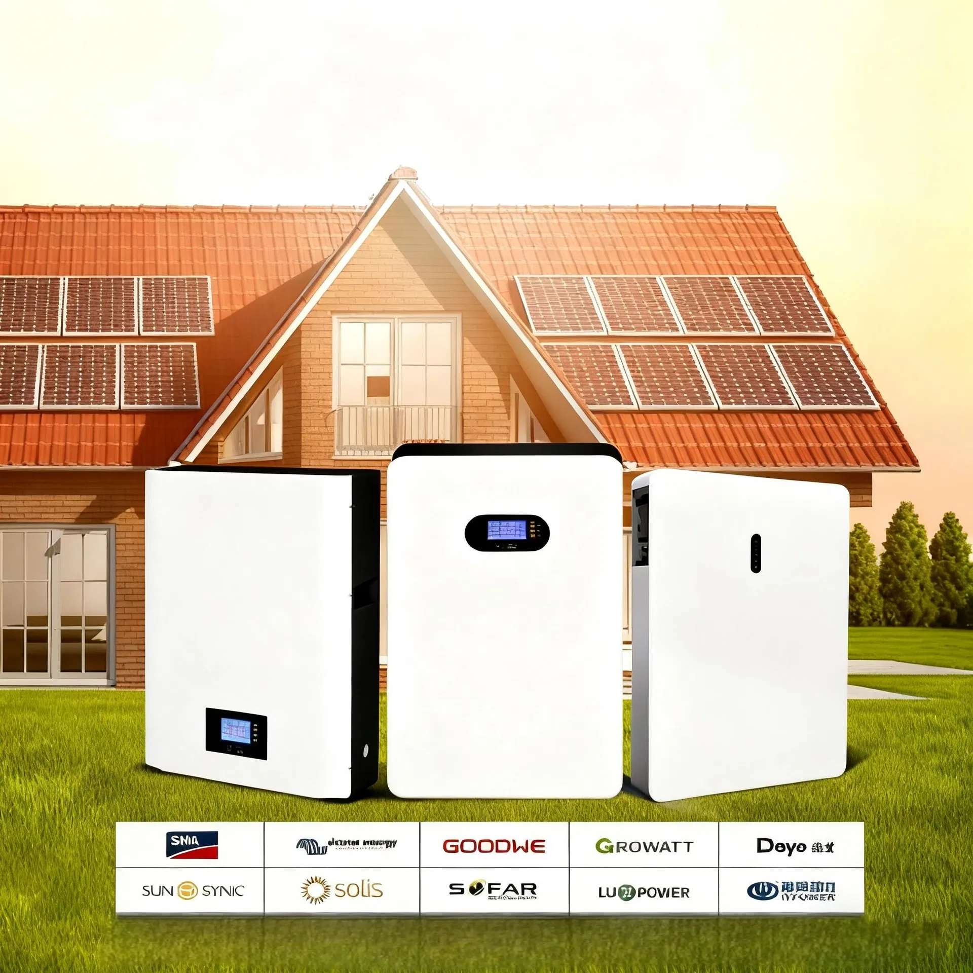 Almacenamiento de energía solar con batería LiFePO4