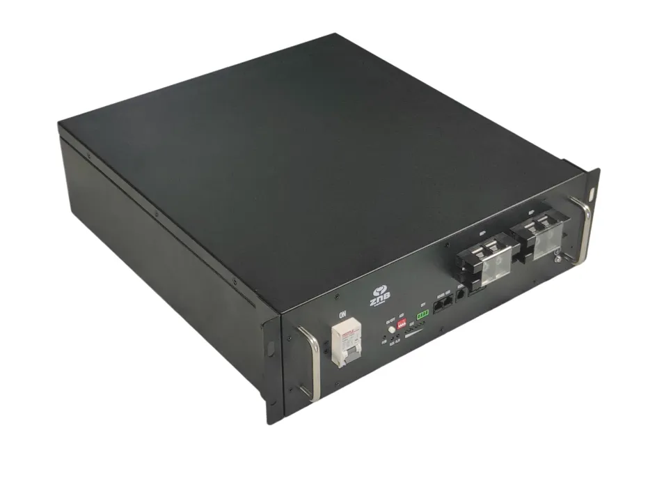 Batería de Almacenamiento de Energía Montada en Rack 51.2V 100ah 5120wh LiFePO4 Zn512100-R Energía Solar
