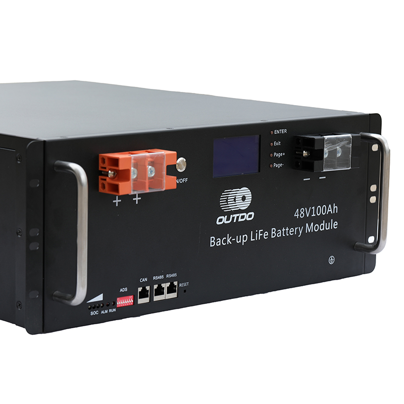 Paquete de batería solar de respaldo de iones de litio para centro de datos 48100-4u