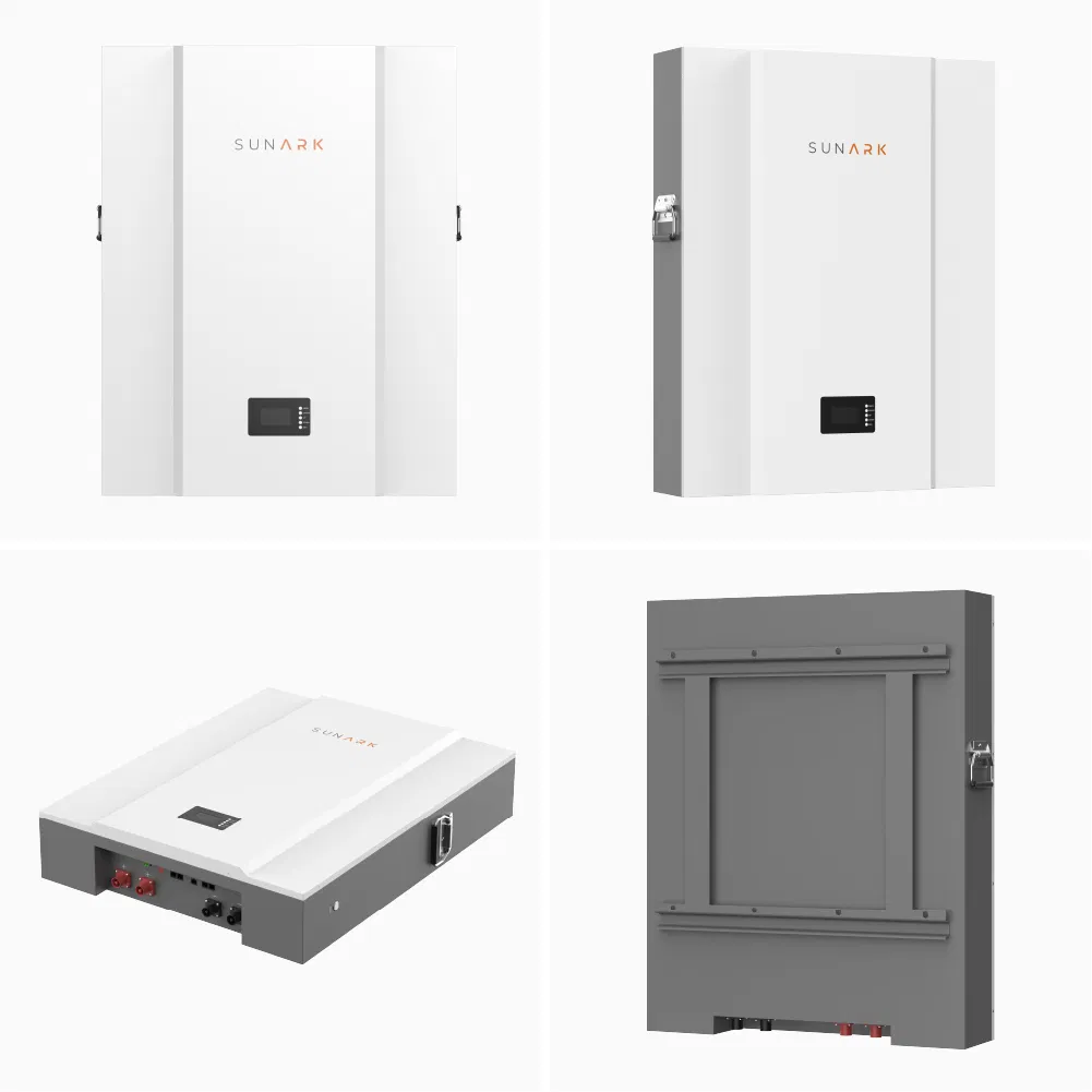 Batería de Litio de Montaje en Pared de Baja Tensión Sunark 51.2V 15kwh 300ah Baterías de Energía Solar de Alta Calidad para el Hogar LiFePO4