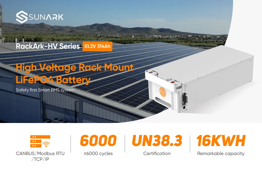 51.2V 280ah 314ah Sistema de Almacenamiento de Energía Comercial e Industrial Batería de Iones de Litio Gabinete de Energía Solar Integrado
