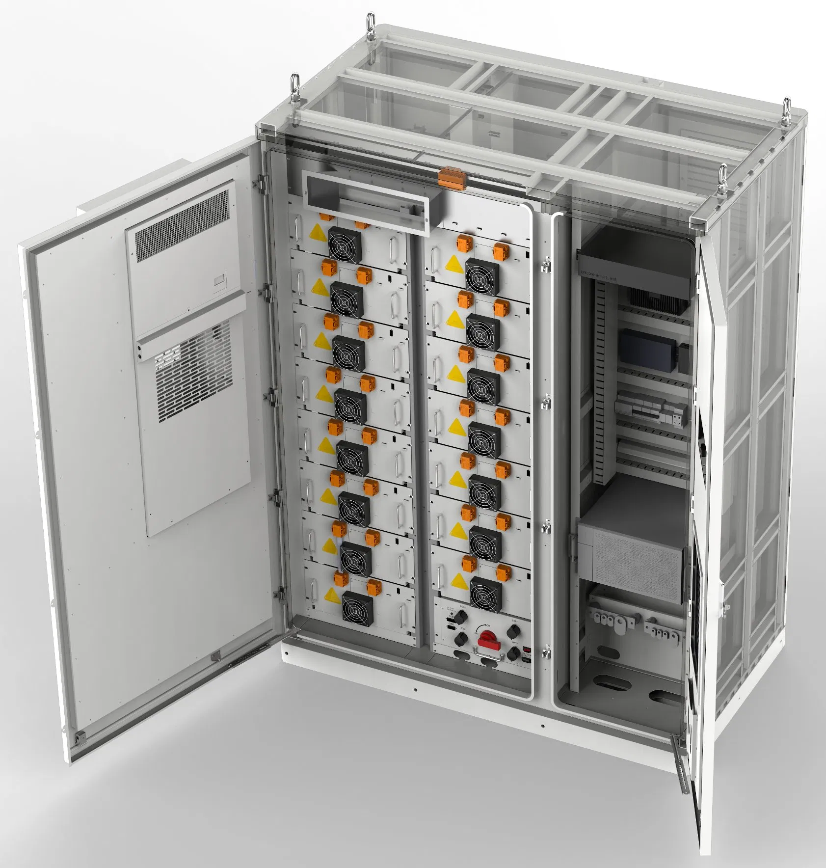 Eficiente 215kwh almacenamiento de batería solar para uso comercial