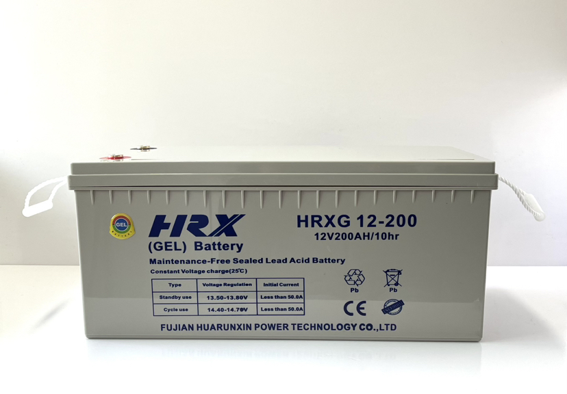 12V200ah Batería de Ciclo Profundo para Sistema Solar Sistema UPS