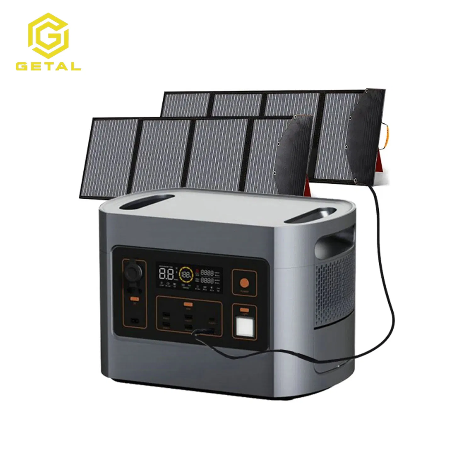 Banco de Energía Portátil 48V 2200W Batería Solar para Motocicleta Eléctrica