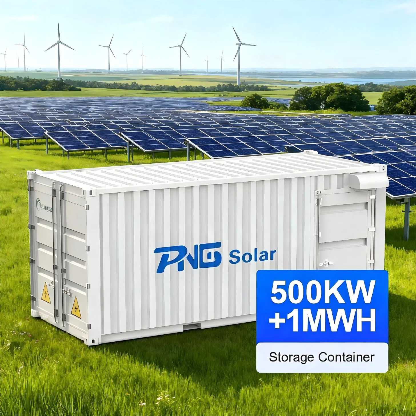 215kwh Batería de Litio Híbrida de Almacenamiento de Energía de Alta Tensión al Aire Libre 100kw Sistema de Energía Solar 100kw Sistema de Almacenamiento de Energía de Batería