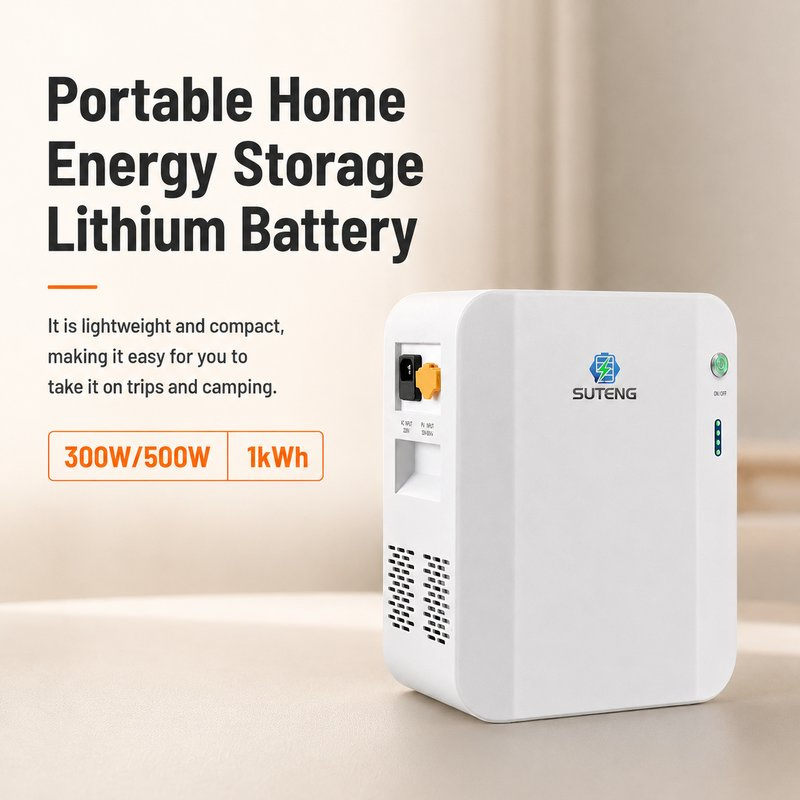 Sistema de Almacenamiento de Energía Portátil para el Hogar 12V 24V Solución de Respaldo de Energía Solar