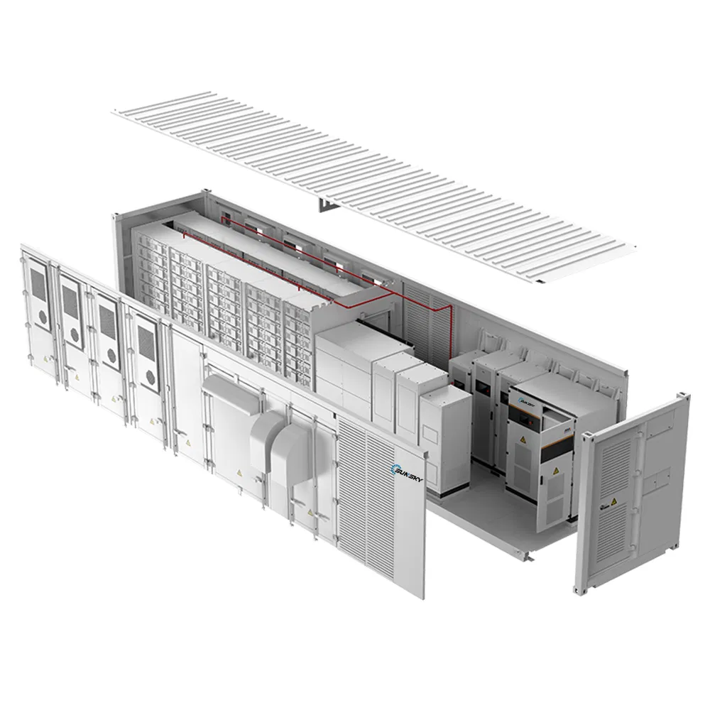 Sunsky Todo en Uno 20FT 40FT Solar 300kw 500kw Contenedor Bess 2.5MW 5MW Batería de Alta Tensión LiFePO4 5mwh 10mwh Sistema de Almacenamiento de Energía Comercial e Industrial