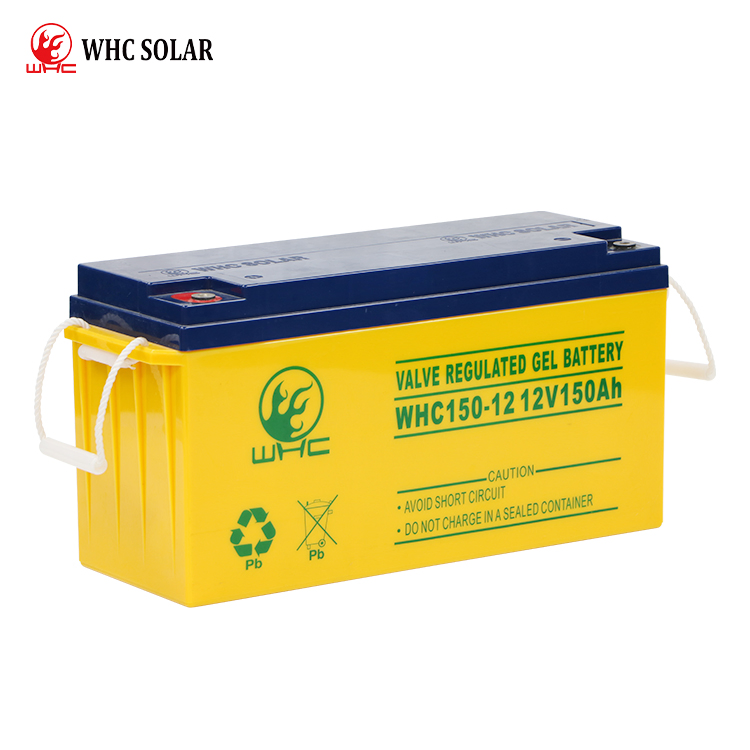 Baterías de Gel Solar y Eólica Whc Calidad Garantizada 12V150ah Batería de Almacenamiento Personalizada para el Hogar