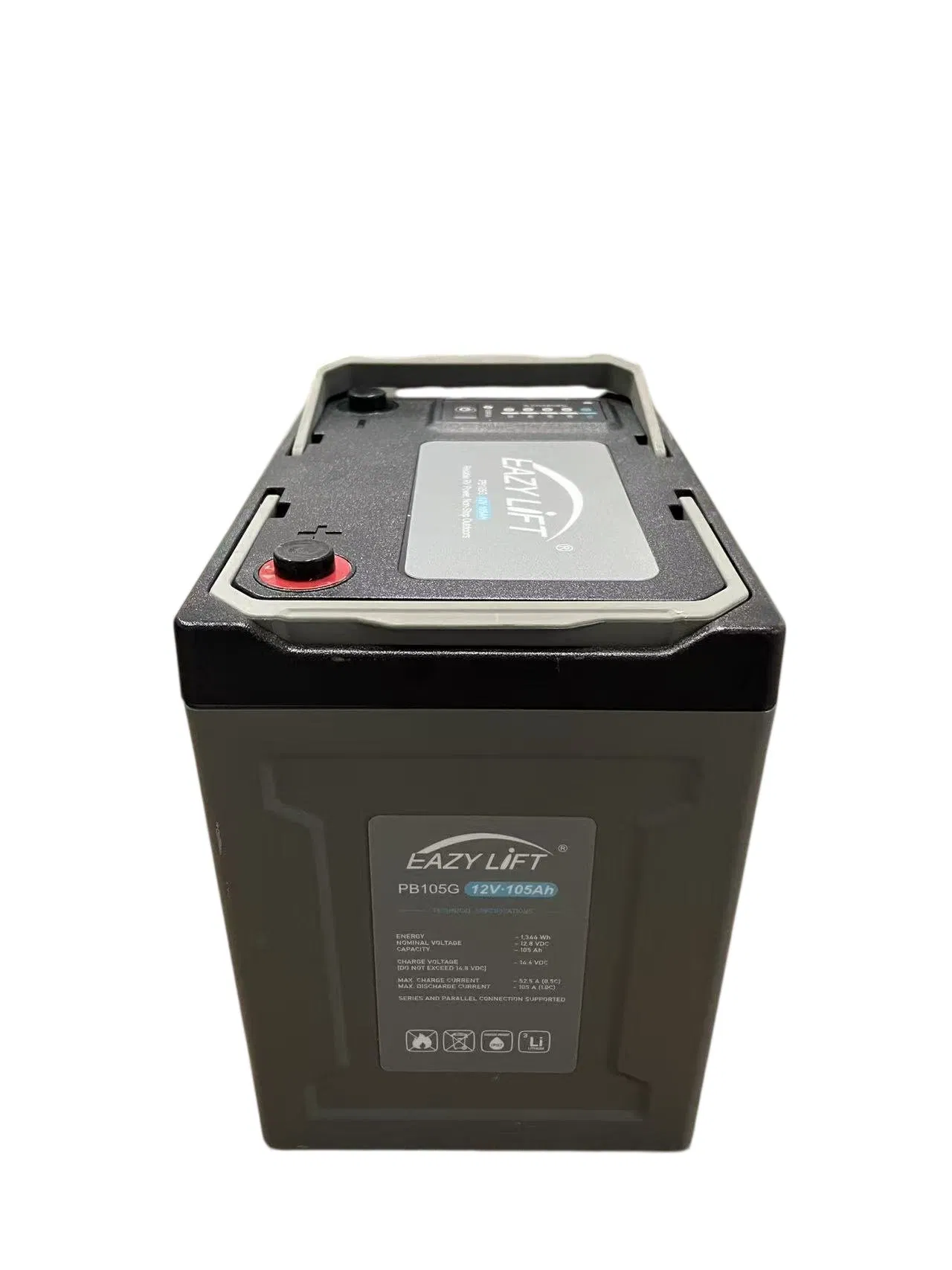 12V 100ah LiFePO4 Batería LFP Paquete de Batería de Litio para RV/Coche de Golf Yate Marina Almacenamiento de Energía Solar con CE Un38.8