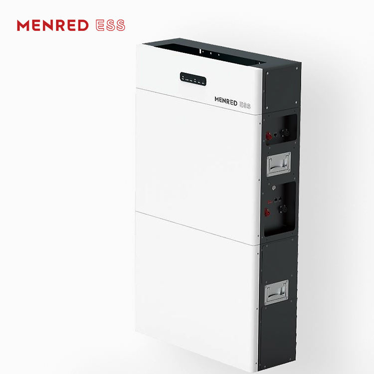 Batería Solar de Litio Menred Ess 230V 6kw 12kwh Sistema de Almacenamiento de Energía de Baterías de Litio Apilables para el Hogar