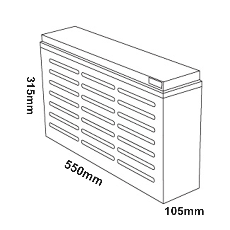 Mhb Mr125-12 Batería de Plomo Ácido de Ciclo Profundo para Almacenamiento Solar AGM VRLA 12V 125ah