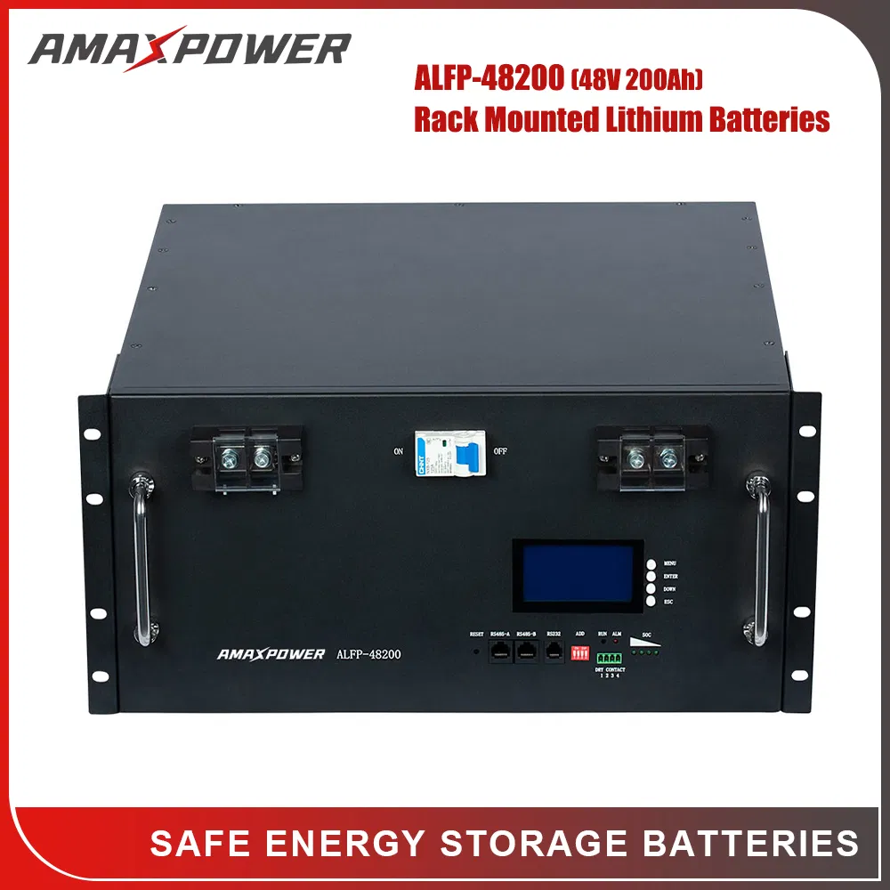 Batería de Almacenamiento de Energía de Ciclo Profundo Montada en Rack 51.2V 10/15/20/30/5kwh Recargable LiFePO4 12V 24V 48V Ion de Litio 100ah 200ah 300ah Batería de Almacenamiento de Sistema Solar