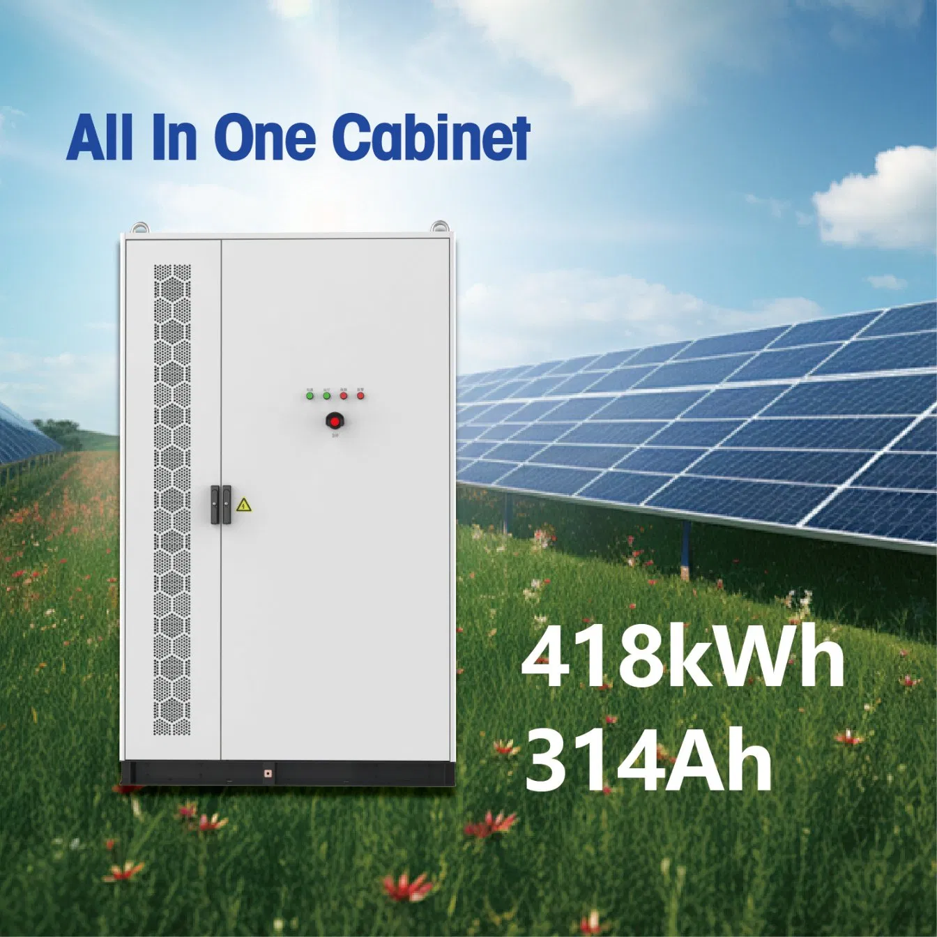 Energía Comercial 150kwh 250kwh Batería de Almacenamiento Solar Bess Backup Power a Buen Precio