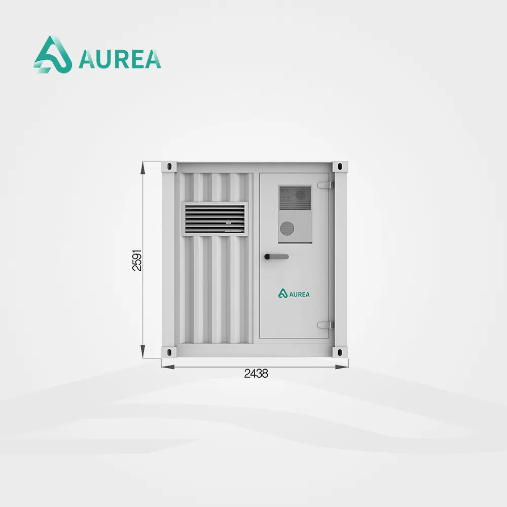 Aurea 500kwh 1mwh 2mwh Industrial 20FT 40FT Sistema de Almacenamiento de Energía Solar en Contenedor Bess EMS 1MW Sistema Solar de Refrigeración Líquida