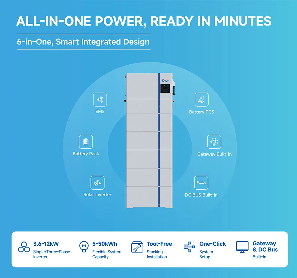 Deye Batería de Almacenamiento de Energía del Hogar Ess LiFePO4