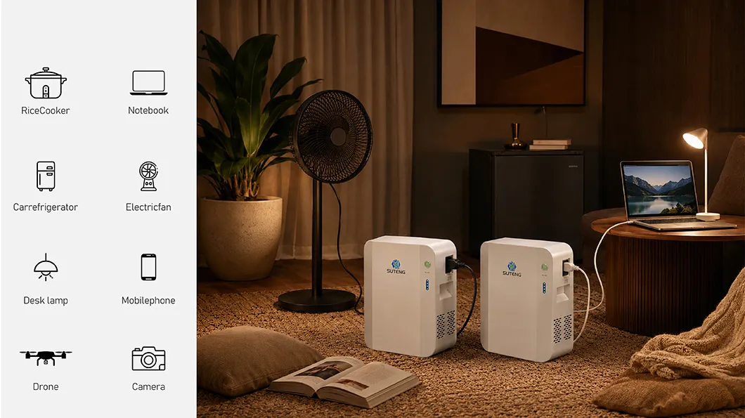 Escenarios de uso versátiles de almacenamiento de energía portátil