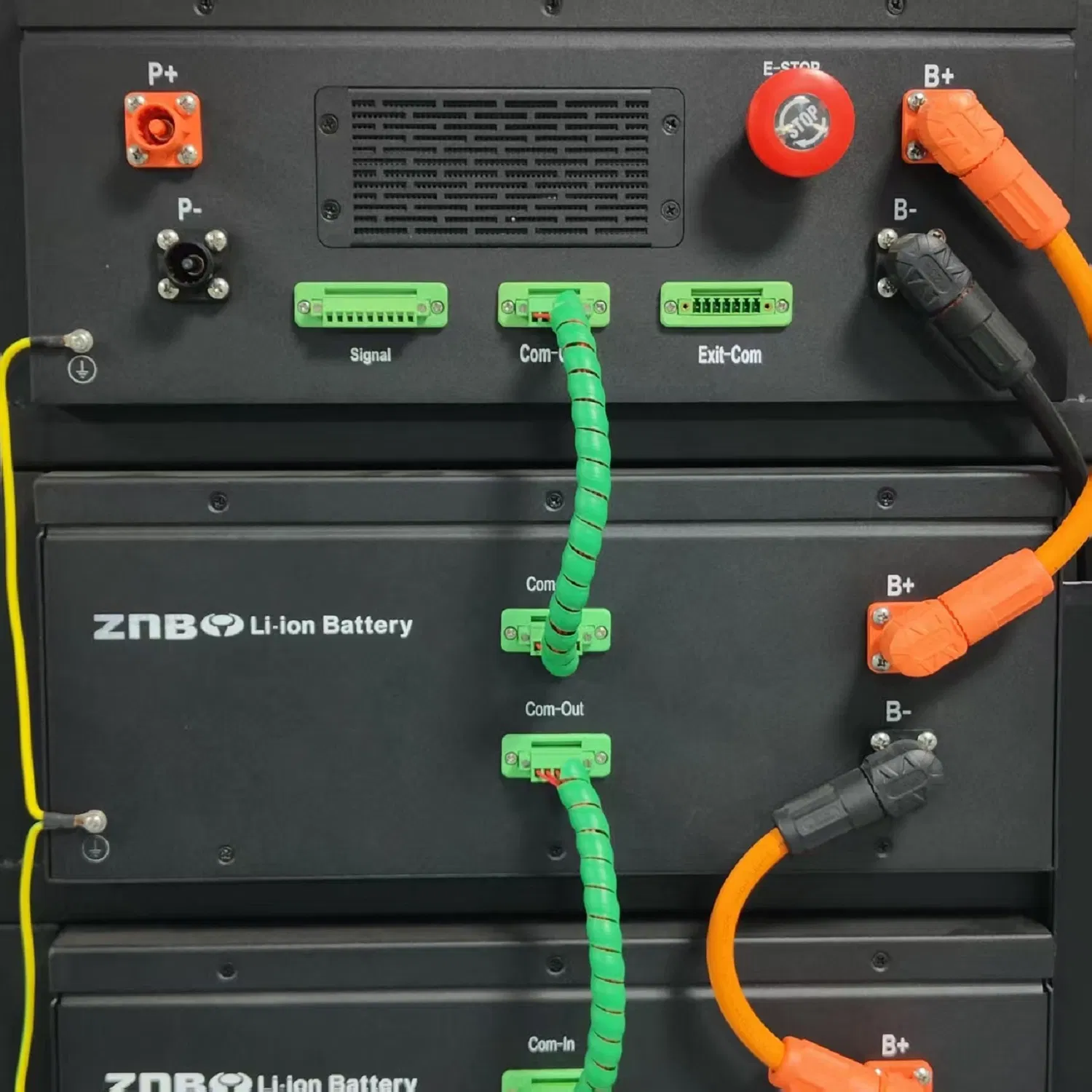 Baterías de Alta Tensión 192V 200ah 38.4kwh LiFePO4 para Sistema de Almacenamiento de Energía Solar Zn192200-H