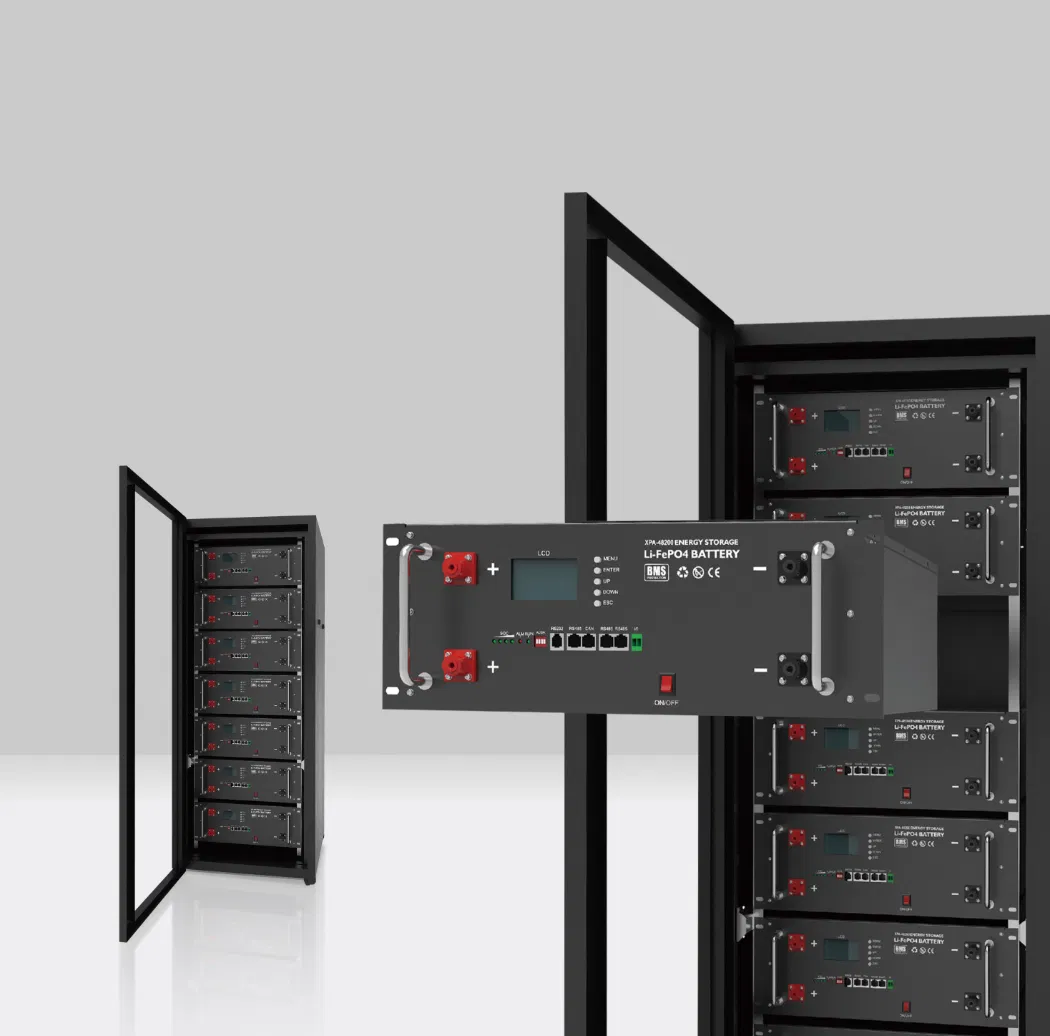 Batería solar de litio montada en rack 48V 200ah