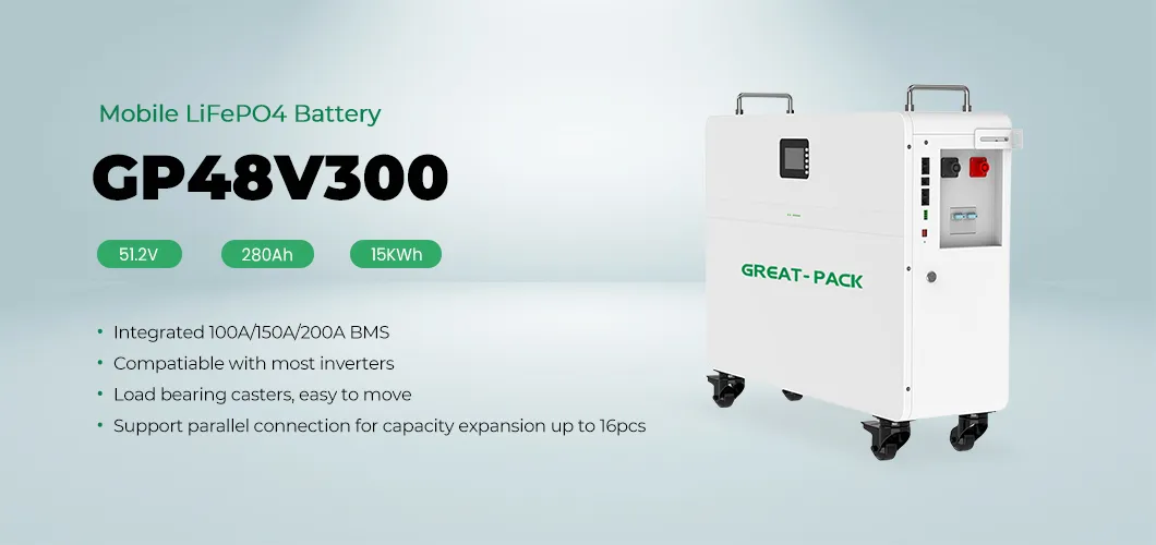 Bajo Voltaje 15kwh Almacenamiento de Energía Solar LiFePO4 Batería