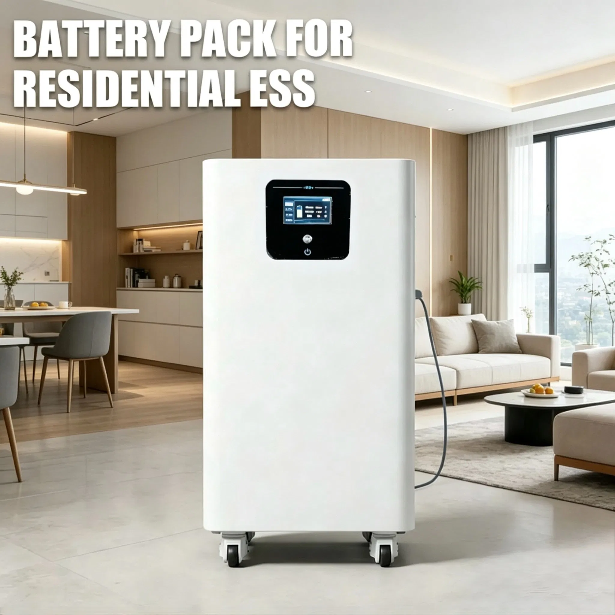 51.2V 32kwh Hogar Batería de Litio Almacenamiento de Energía Solar para Uso Doméstico
