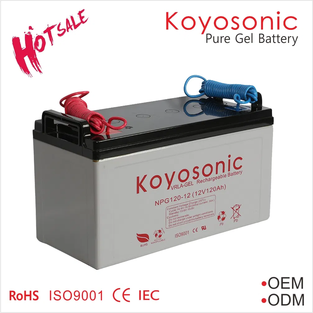 Batería de Almacenamiento Solar de Panel Solar Recargable 12V100ah 150ah 200ah 250ah Batería de Ciclo Profundo de Ácido Plomo Gel VRLA