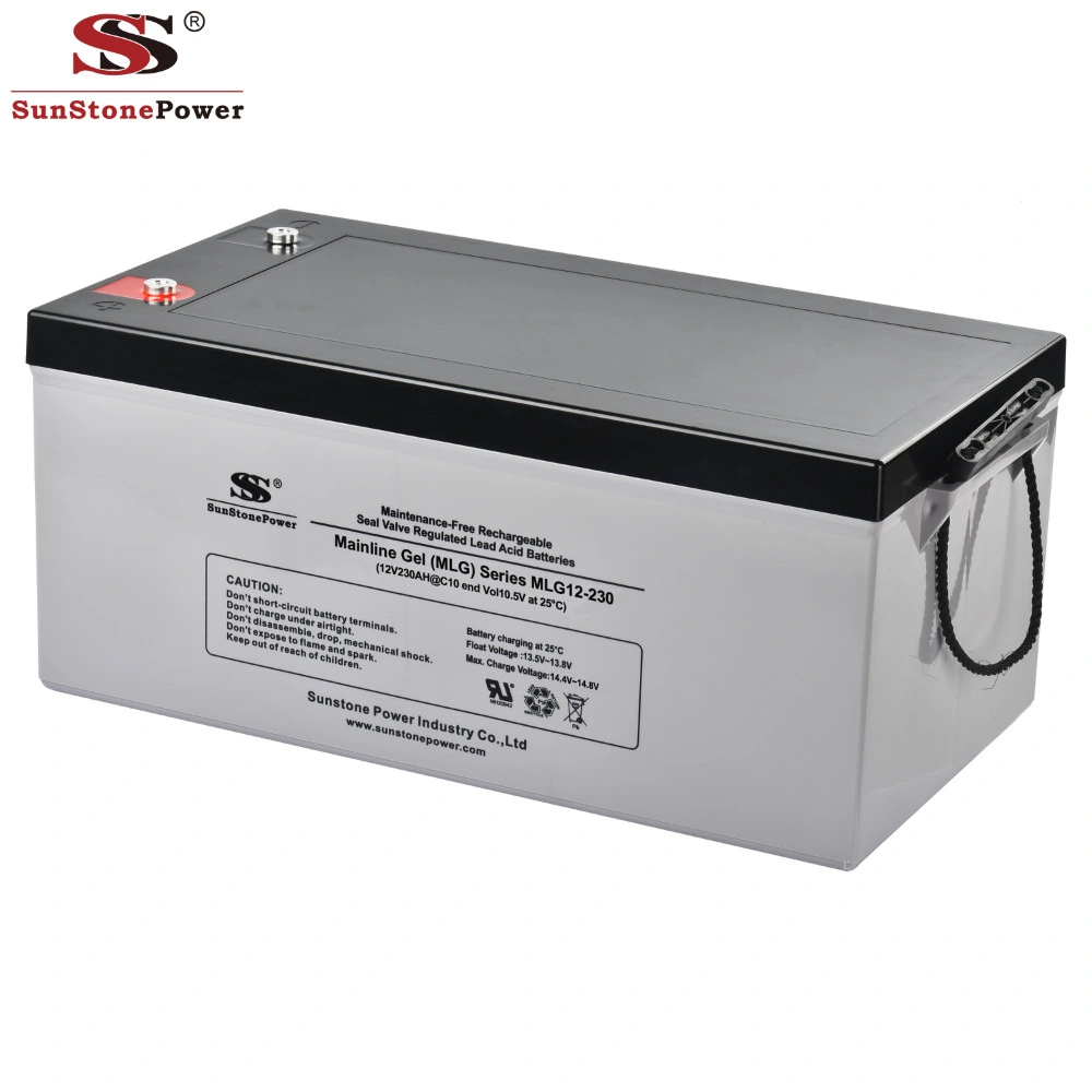 12V 200ah Batería de Gel Ciclo Profundo Batería Solar Batería de Gel Recargable Libre de Mantenimiento