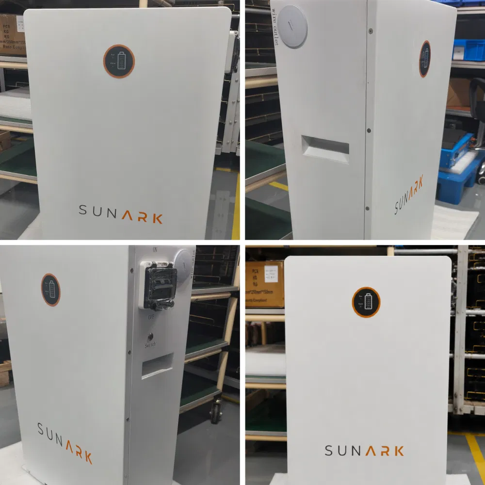Batería de Ion de Sodio Residencial Sunark 48V 160ah 7.68kwh Batería de Montaje en Pared Solar para Independencia Energética