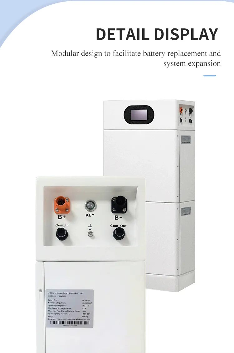 Suministro de energía doméstico, 48V, 5.76kwh, Celda solar de titanato de litio