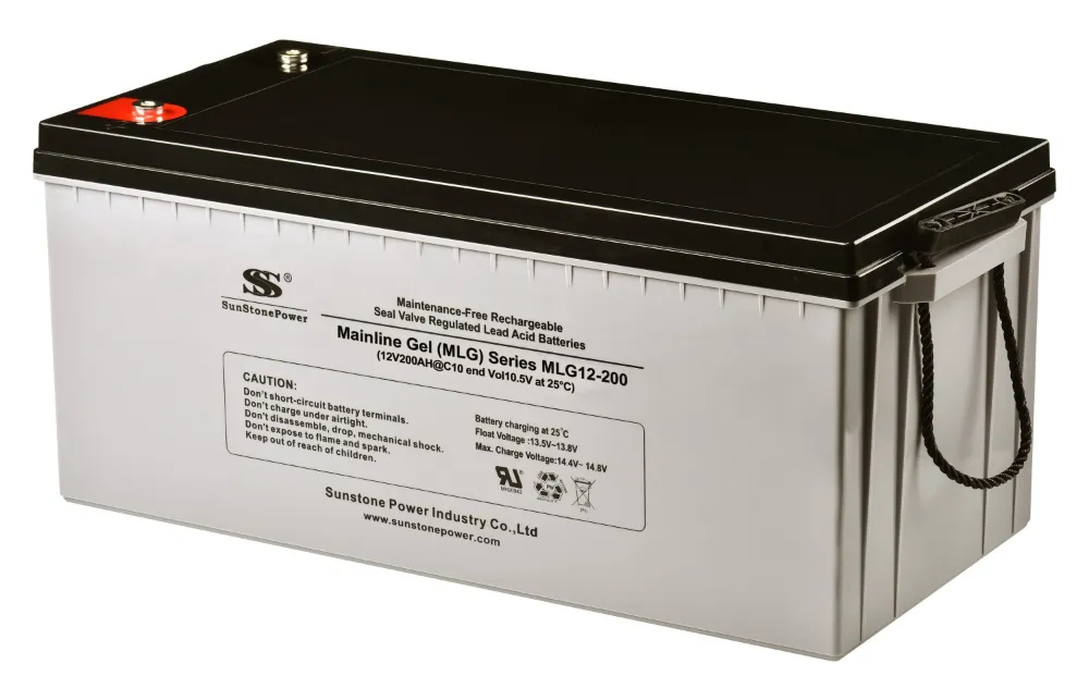 Batería de Gel Recargable Libre de Mantenimiento