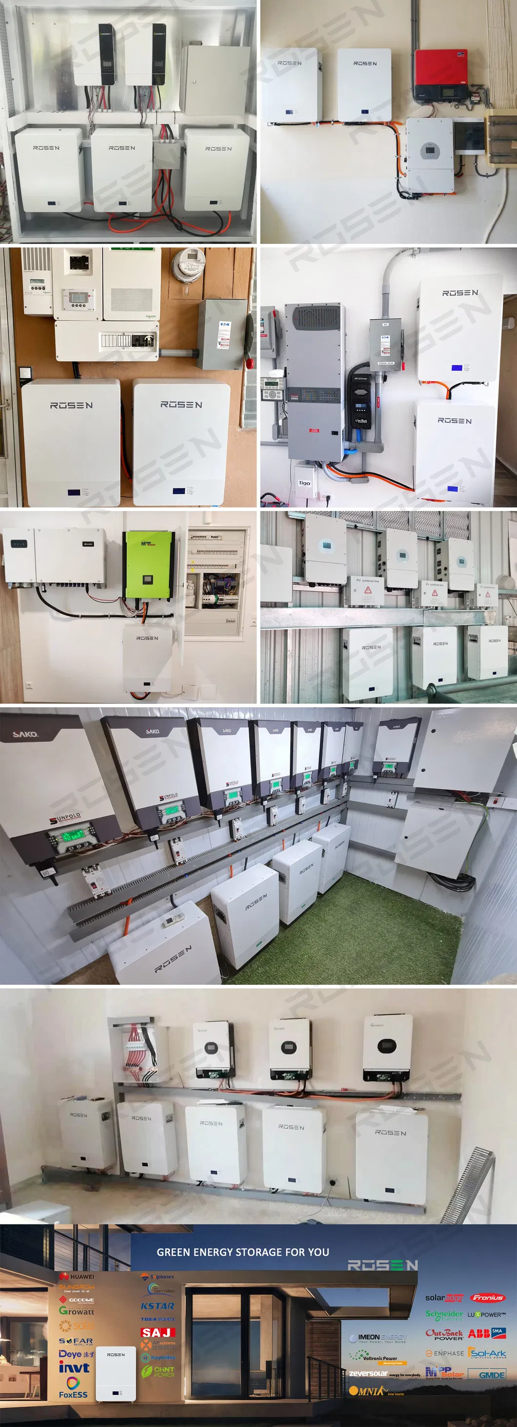 Proyectos reales de batería de almacenamiento de energía solar