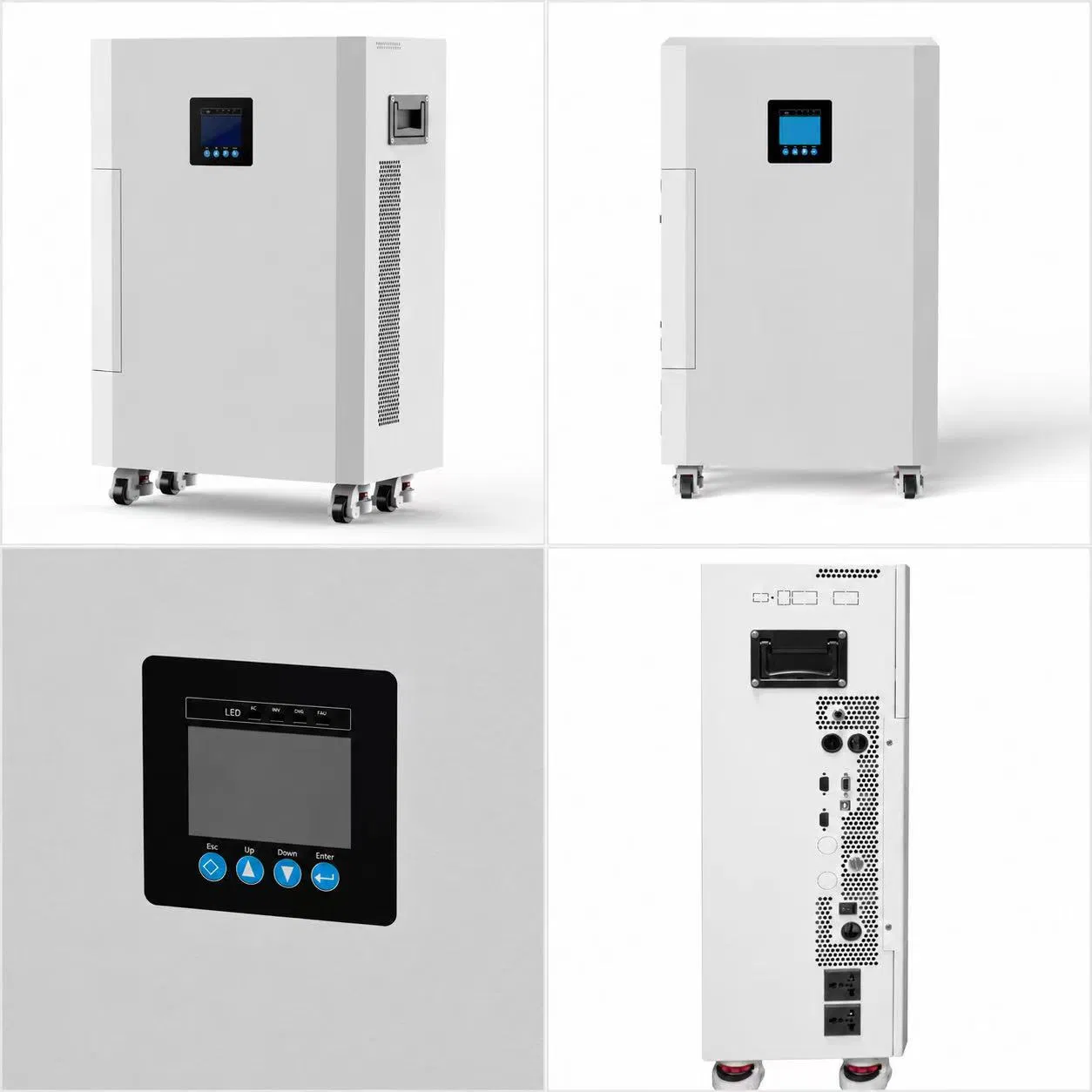 Máquina de Almacenamiento de Energía Solar Residencial Todo en Uno 5kw Sistema de Almacenamiento Solar Fuera de la Red con Onda Sinusoidal Pura y Batería de Litio Integrada