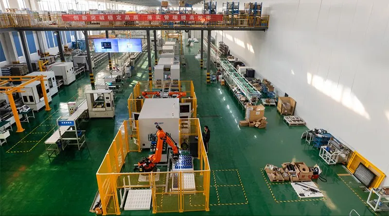 Instalaciones de la fábrica de baterías de litio