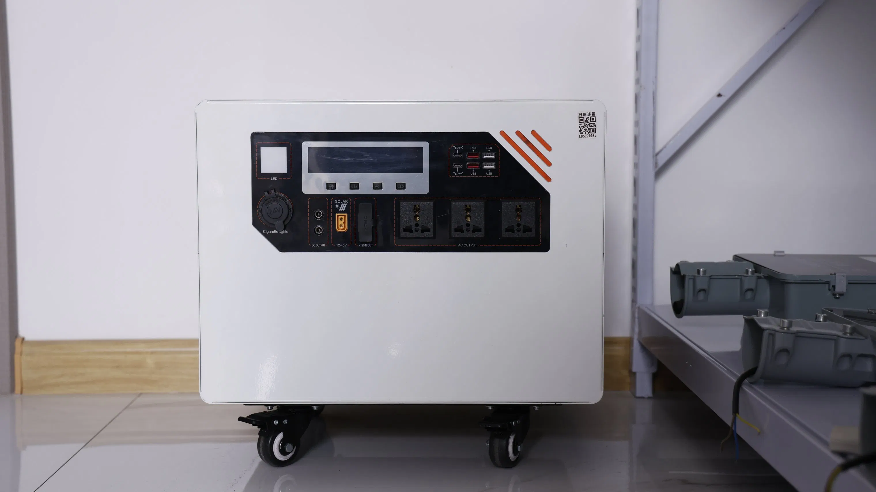 Kit de panel solar de salida estable con batería de almacenamiento, unidad de energía de respaldo diario para el hogar