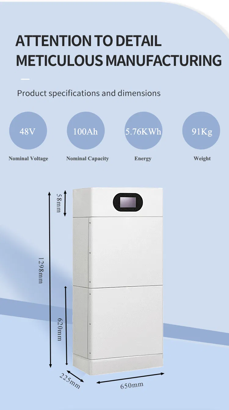 Suministro de energía doméstico, 48V, 5.76kwh, Celda solar de titanato de litio